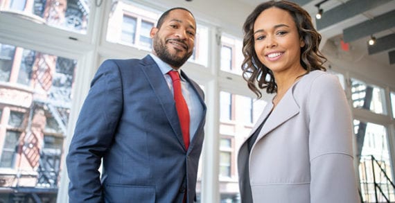 business leaders man woman Three crucial skills for leading without authority