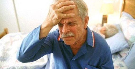 Senior citizen with a headache When disasters strike, seniors need priority attention