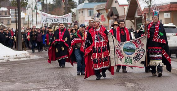 Wet I stand with the Wet’suwet’en people