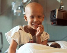 Child with cancer Innovative cancer therapy uses immune system to attack tumours