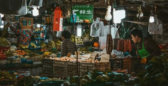 china market food Chinese propaganda politicizing COVID-19’s origin story
